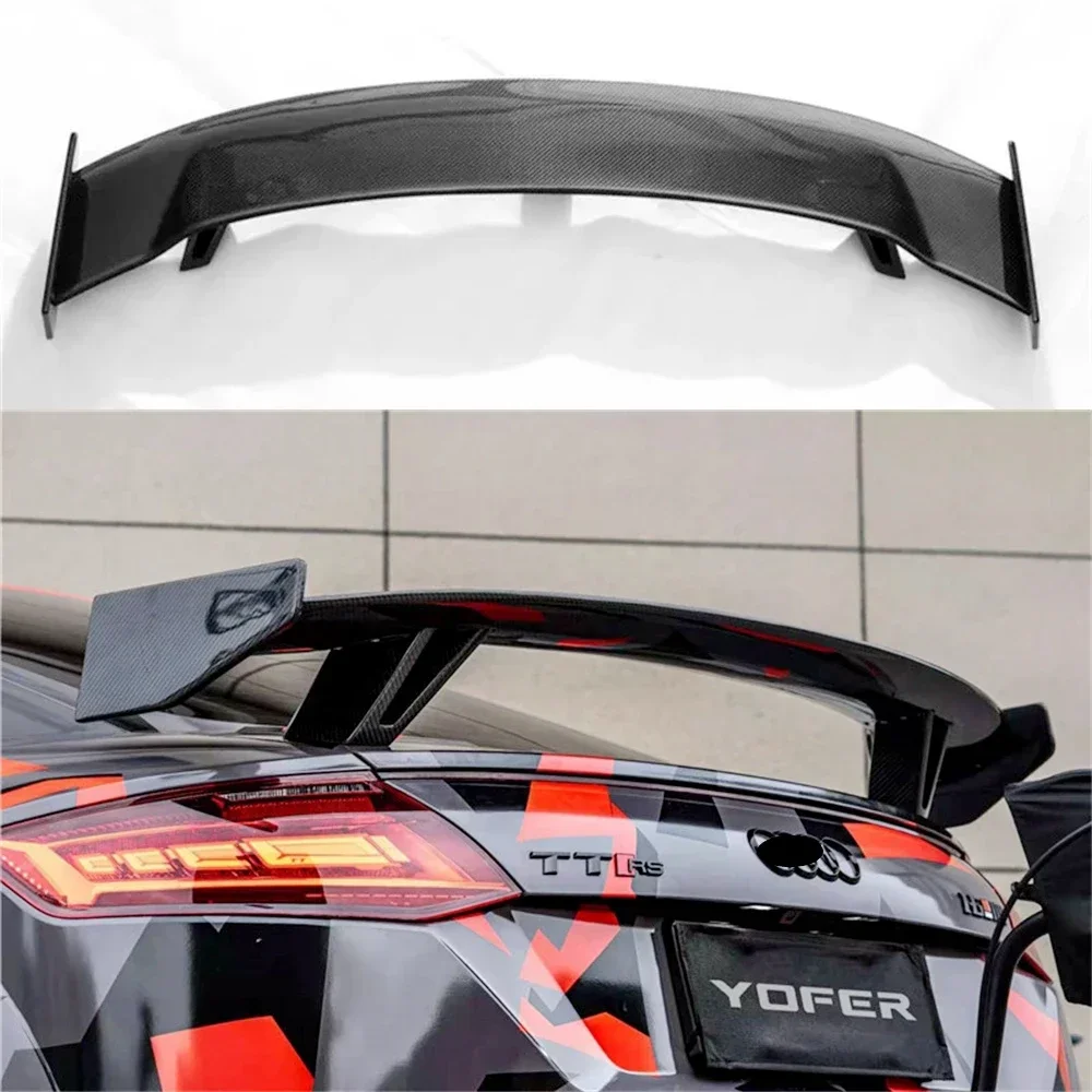 CARBON SPOILERS LIP FOR AUDI TT RS MK3  2008-2023 SPORT GT WING SPLITTER FOR AUDI COUPE RACING
