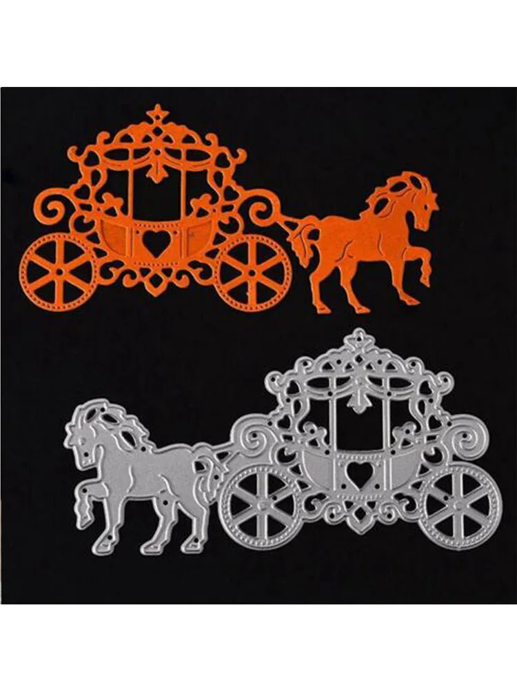 Princess Carriage Metal mold DIY Making decoration scrapbook photo album Paper Card workmanship Embossing