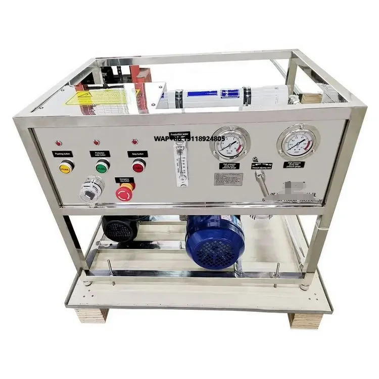 

Marine Salt Water Desalination Equipment 1000L/day Boat Desalinator Plant with Pump PLC & Motor Best Price Drinking Water Maker