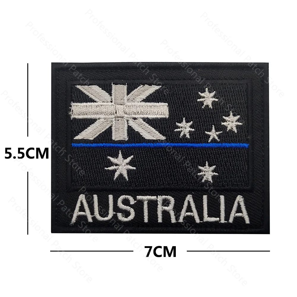 New Zealand Australia Camouflage Kangaroo IR Infrared Reflective Patch PVC Tactical Armband Applique for Embroidered Flag Badge