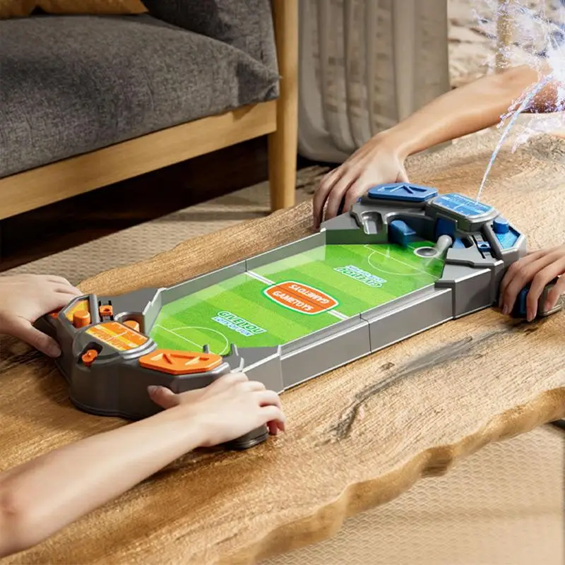 Tabletop Football Soccer Pinball Mini Pinball Soccer Board Spray Water Desktop Football Battle Table Board Game Football Sport