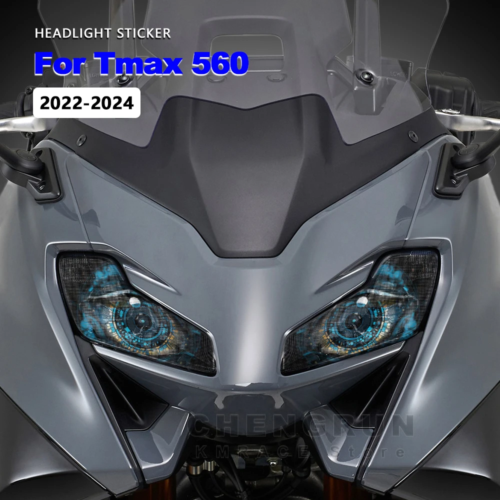 Headlight Sticker Waterproof Motorcycle Decals for Yamaha Tmax 560 2024 2023 2022 Accessories T Max 560 Tmax560 Stickers