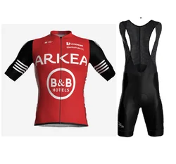 LASER CUT 2025 ARKEA BB HOTEL TEAM SHORT SLEEVE CYCLING JERSEY SUMMER CYCLING WEAR ROPA CICLISMO+BIB SHORTS