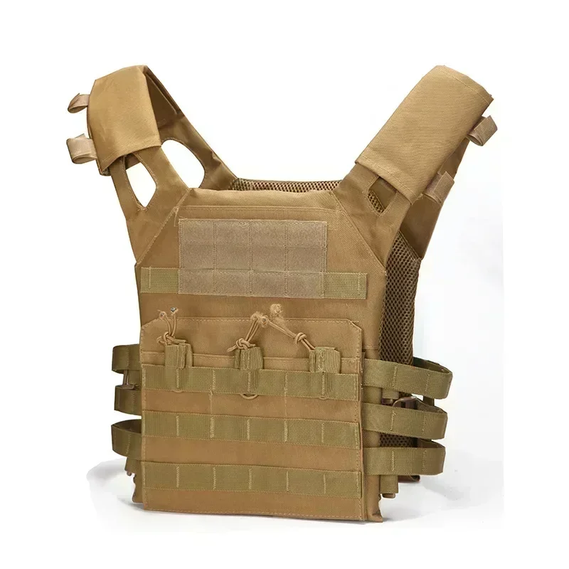 Men's Vest Molle Plate Carrier Magazine  Vest Train Body Armor Airsoft Accessories Combat Camo CS Hunting Equipment