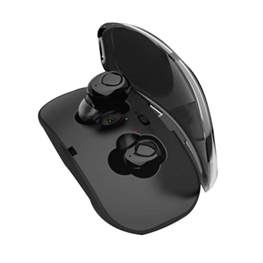 

Tws X18s Wireless Earphones Black Mini Earpiece Mic Built-in Microphone One Button Call Answer Invisible Lightweight