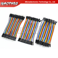 Dupont line 10cm 20cm 30cm male female jumper wire Dupont cable for Arduino diy kit