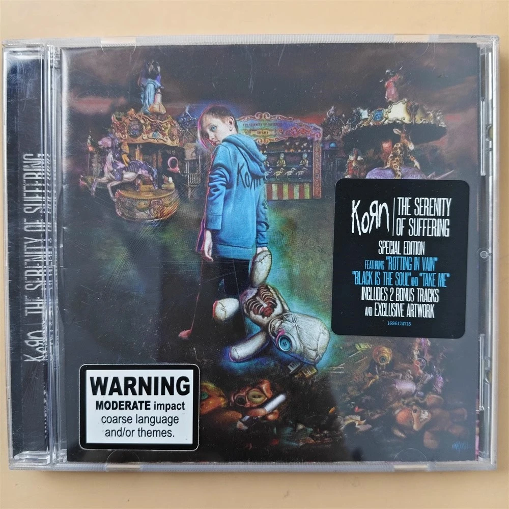 

Rock Korn Jonathan Davis Music CD The Serenity of Suffering Album Music Record Cosplay Walkman Car Soundtracks Box Party Music
