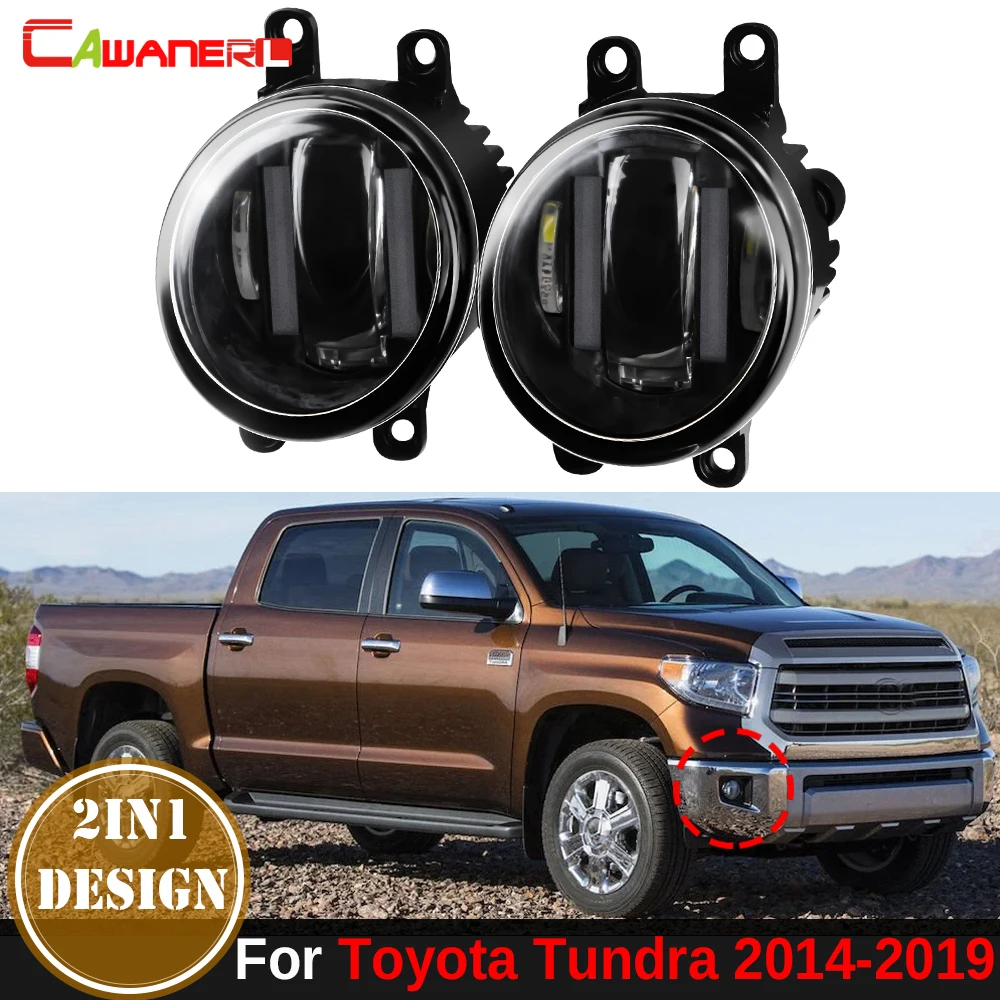 

2 X 36W Aluminum Truck LED Fog Light Daytime Running Lamp DRL High Quality For Toyota Tundra 2014 2015 2016 2017 2018 2019