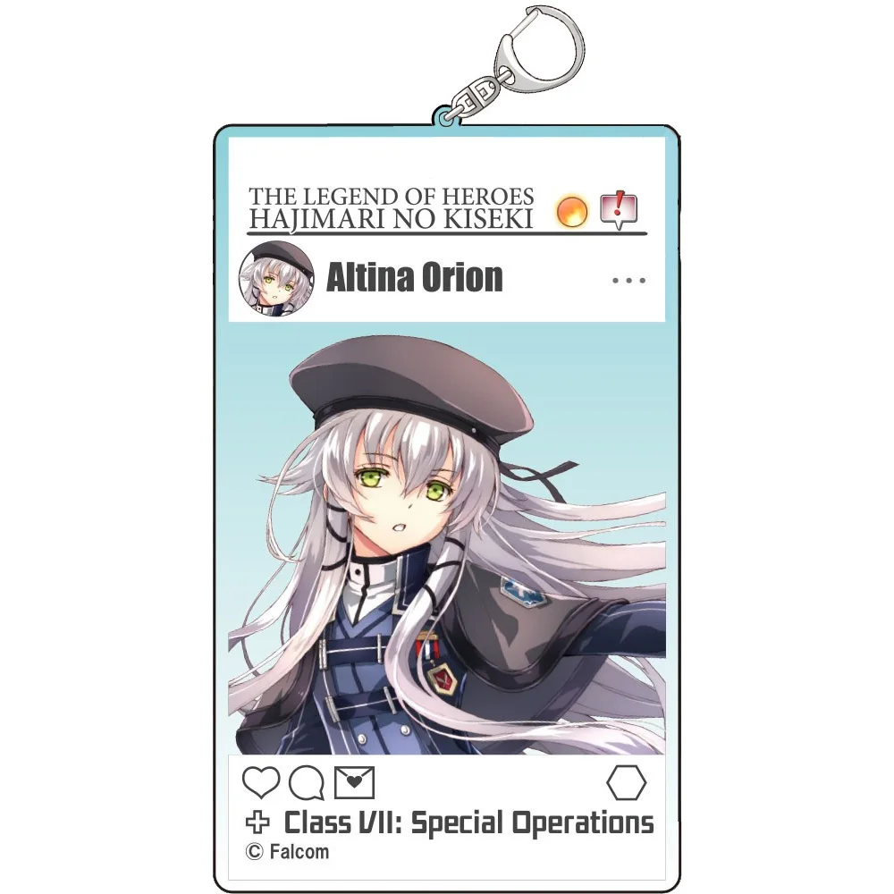 Anime Store The Legend of Heroes Trails into Reverie Lapis Altina SNS Acrylic Keychain Pendant Ornamen Fans Charm Gifts About6cm