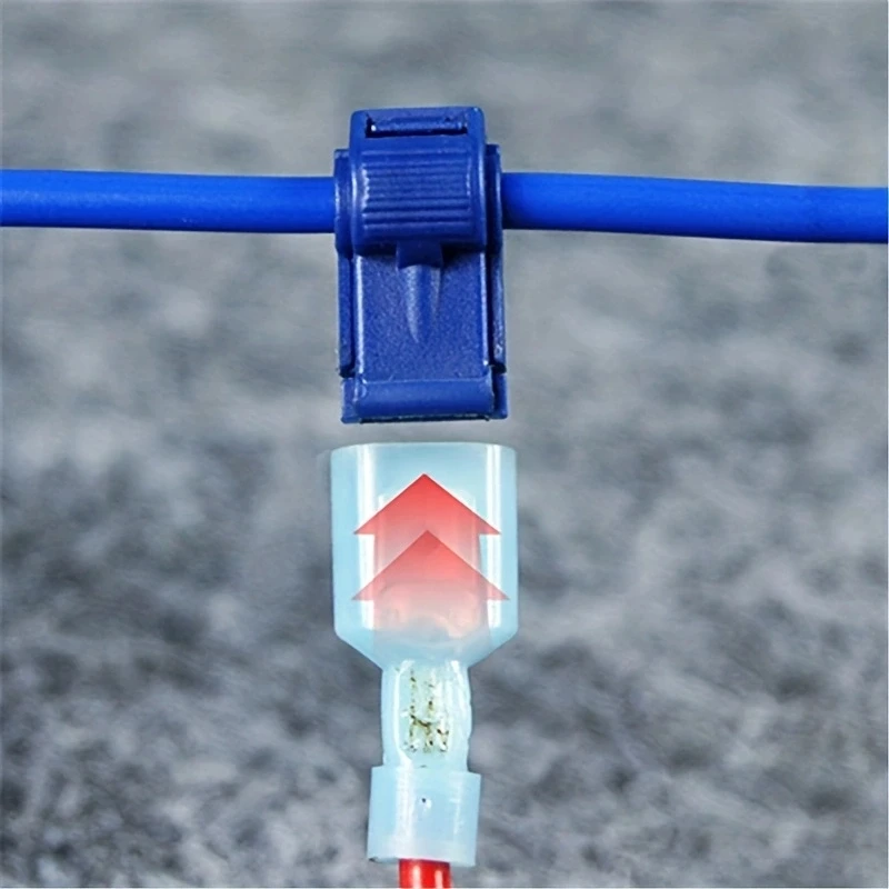 T-Tap Nylon Selbstisolierende Kabelverbinder, Steckverbinder mit Schnellverschluss, Isolierte Kabelklemmen für die Automobilindustrie – Detail 4