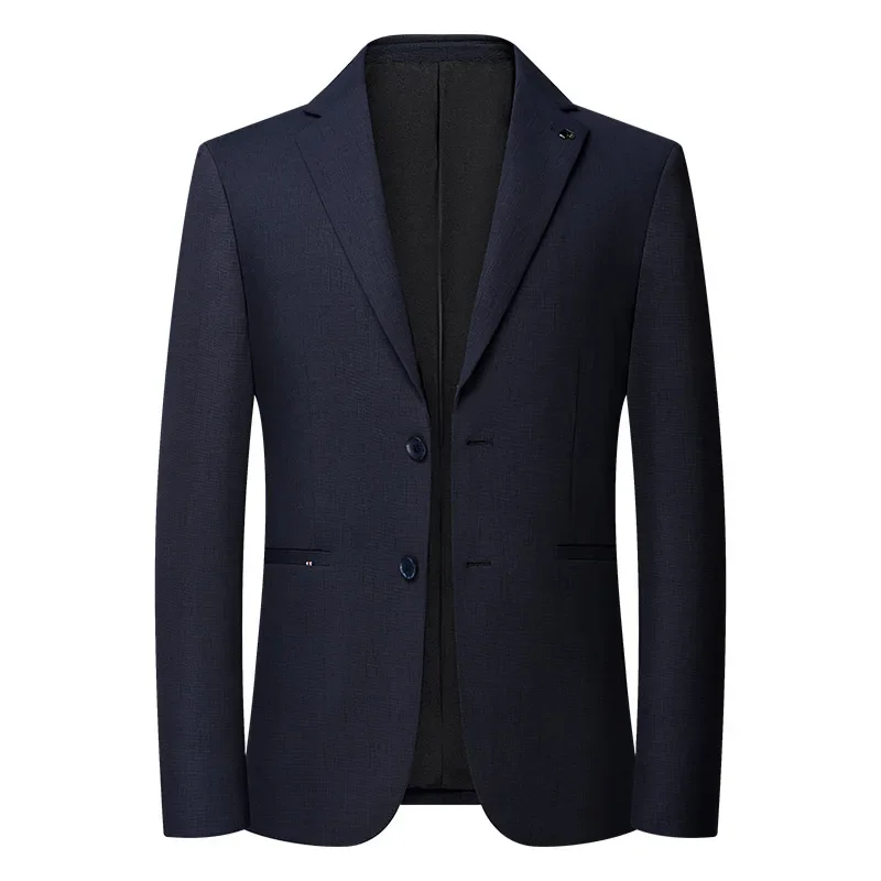 

2024 New Men Gentleman Business Work Fashion Wedding Solid Color Blazer Handsome British Casual Korean Version of The Trend Suit