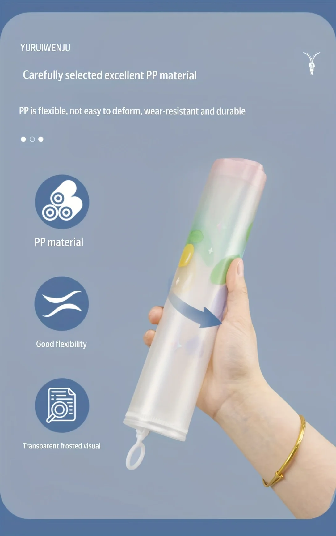 4 A4 Waterproof Cherry Blossom File Storage Zipper Bags, Used for Organizing Learning and Office Supplies, Family Travel Storage