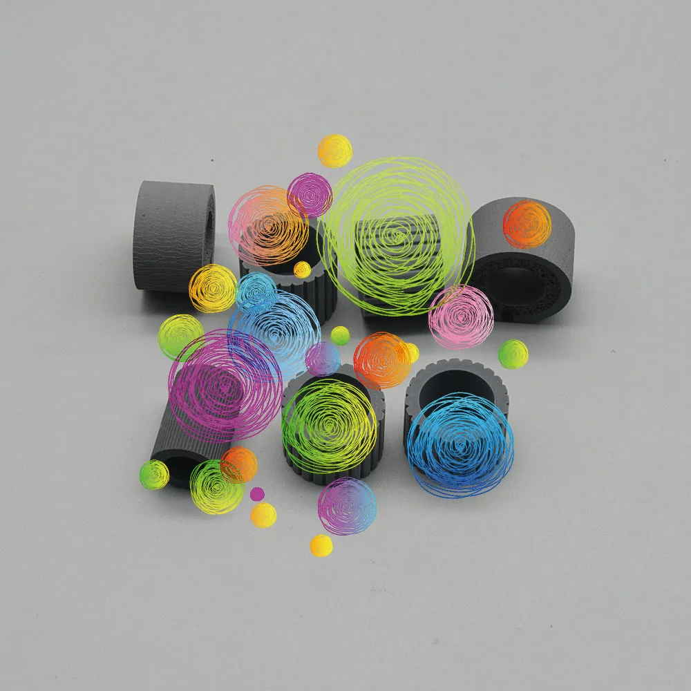 

5X L2755-60001 L2756A Roller Replacement Kit Tire Rubber for HP ScanJet Enterprise Flow 5000 s4 / 7000 s3 / 3000 s3