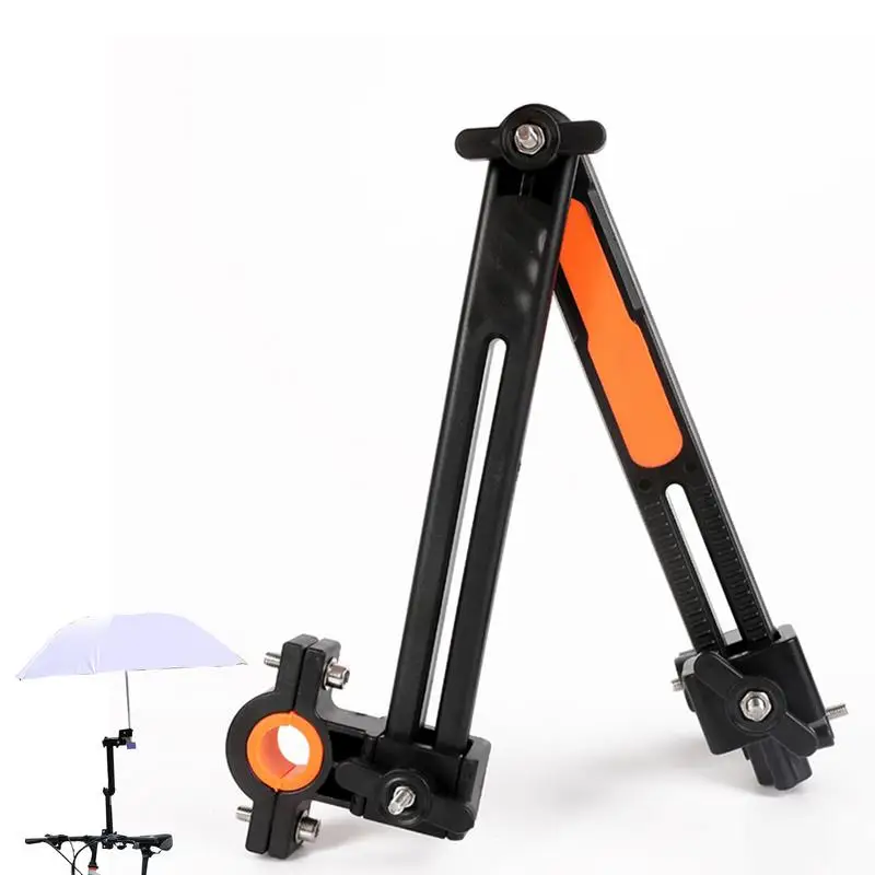 Umbrella Stand For Bikes Adjustable Umbrella Mount Holder Umbrella Clamp For Wheelchairs Walker Rollator Bicycle Quick Mount