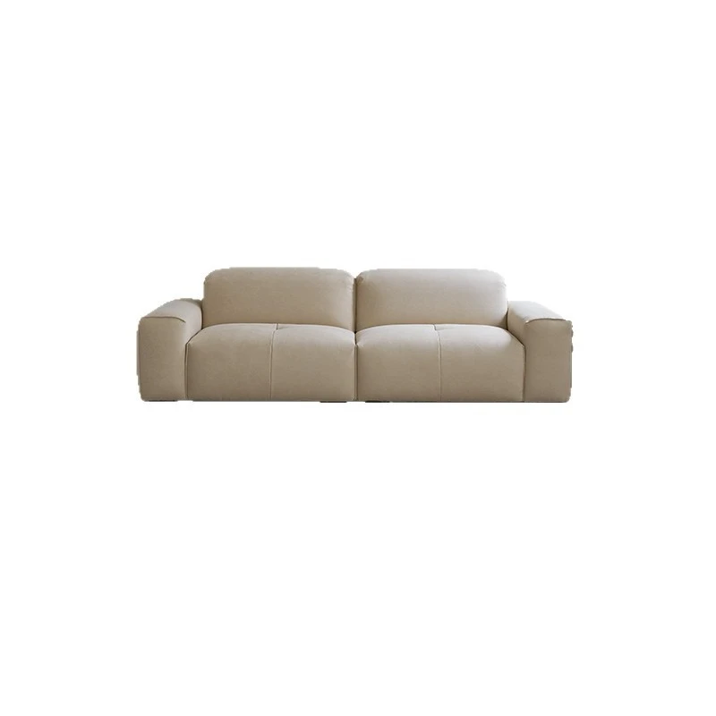 Retro French cream medium antique style, fabric sofa adjustable backrest corner straight row sofa, small apartment combination