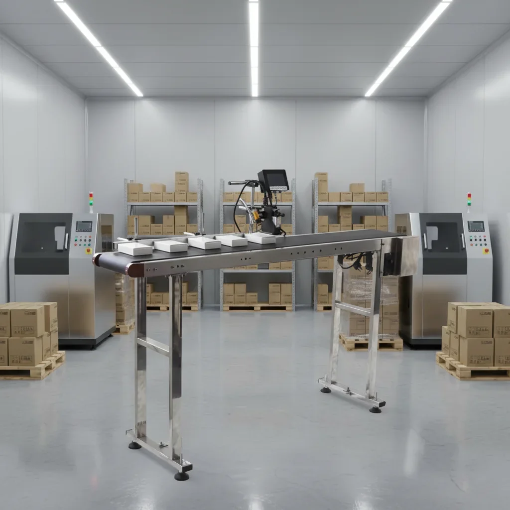 Industrial Continuous Online Inkjet Printer USB Interface 600DPI 4M Print Speed-in Stock for Plastic Bags Metal Paper