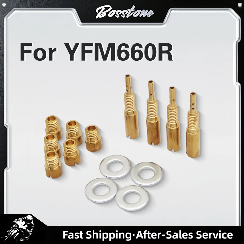 Carburetor Jet Kit For Yamaha Raptor 660R YFM660R 2001-2005 Multi Stage Jet Kit Including Main Jet (#145-#170) Slow Pilot Jet