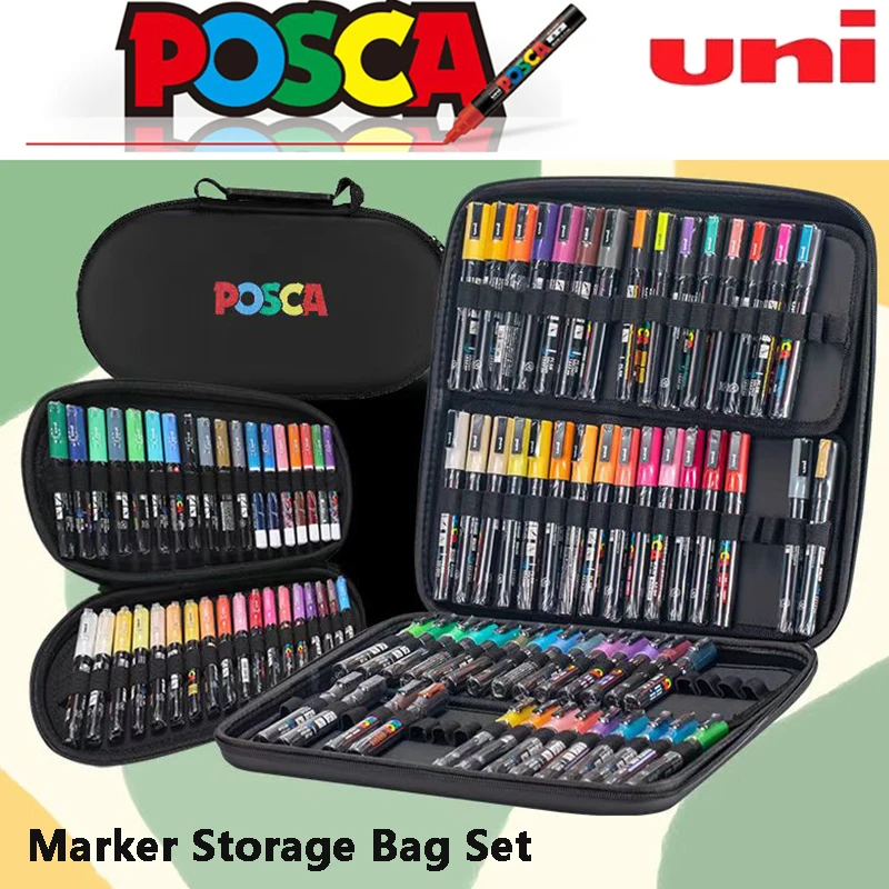 posca pen protecao bolsa art marker storage grupo street artist papelaria essencial utilitario presentes criativos das criancas handmad 01