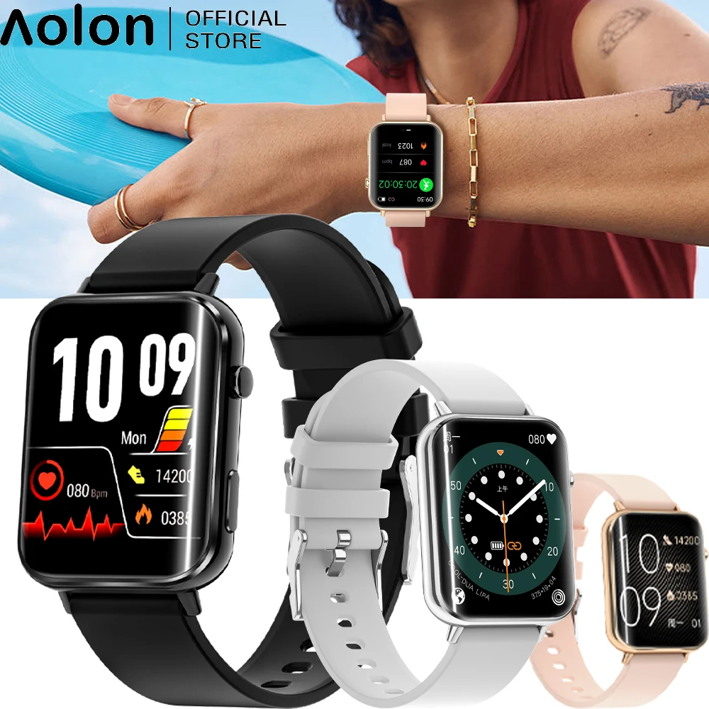 

Smart Watch Men Women 1.78 Inch AMOLED Curved Screen Bluetooth Call Music Heart Rate Monitor Sports Smartwatch for Android iOS