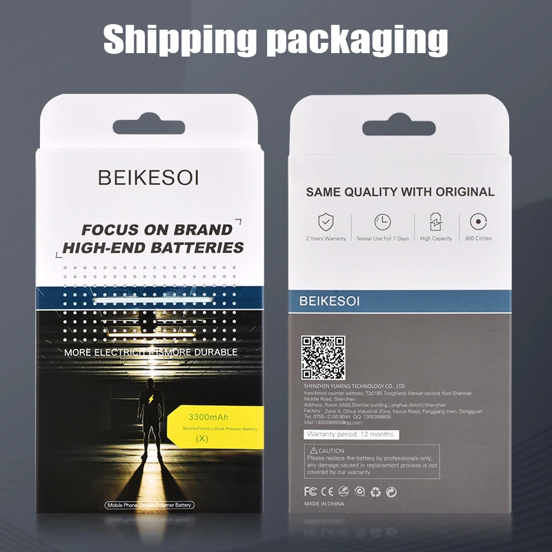 BEIKESOI Battery for iphone 7 plus 7P High Capacity Bateria For iPhone 7Plus 7P Original IC chip battery