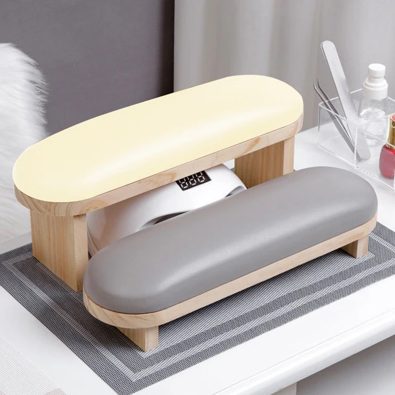 PU Leather Nail Hand Pillow Arm Rest Stand Comfortable Cushion Holder Nail Art Stand for Manicure Table Nail Salon High Quaility