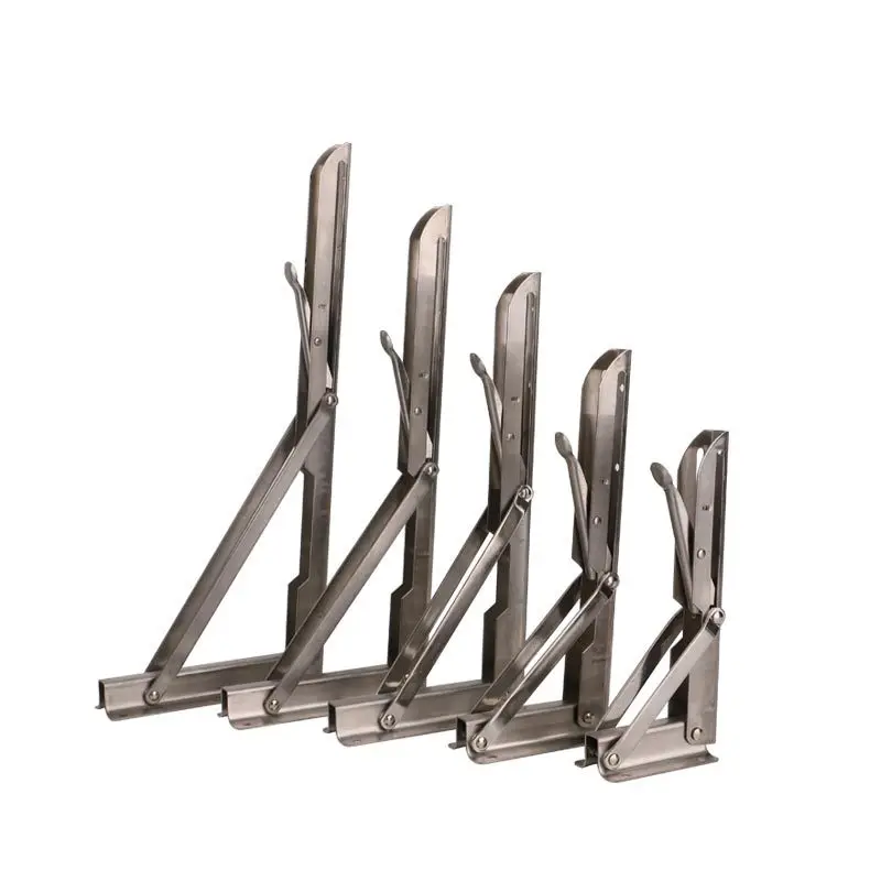 Stainless Steel Support Bracket Hardware Iron Storage Racks Folding Frame Tripod Thickened Furniture