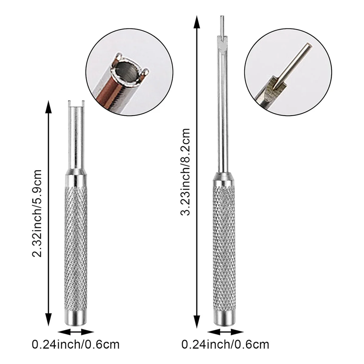 Juego de 2 herramientas de cepillo de aire, tuerca de embalaje de aguja o herramienta de reparación de repuesto de tornillo de válvula, herramientas de mantenimiento de aerógrafo, aerógrafo