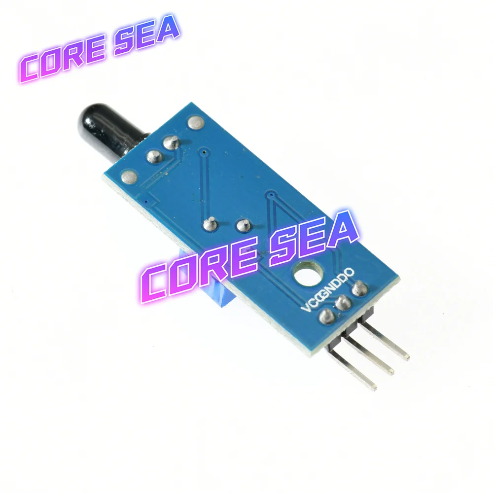 Blue board flame sensor module, fire source detection module, infrared receiving module, 3-wire system, 4-wire system