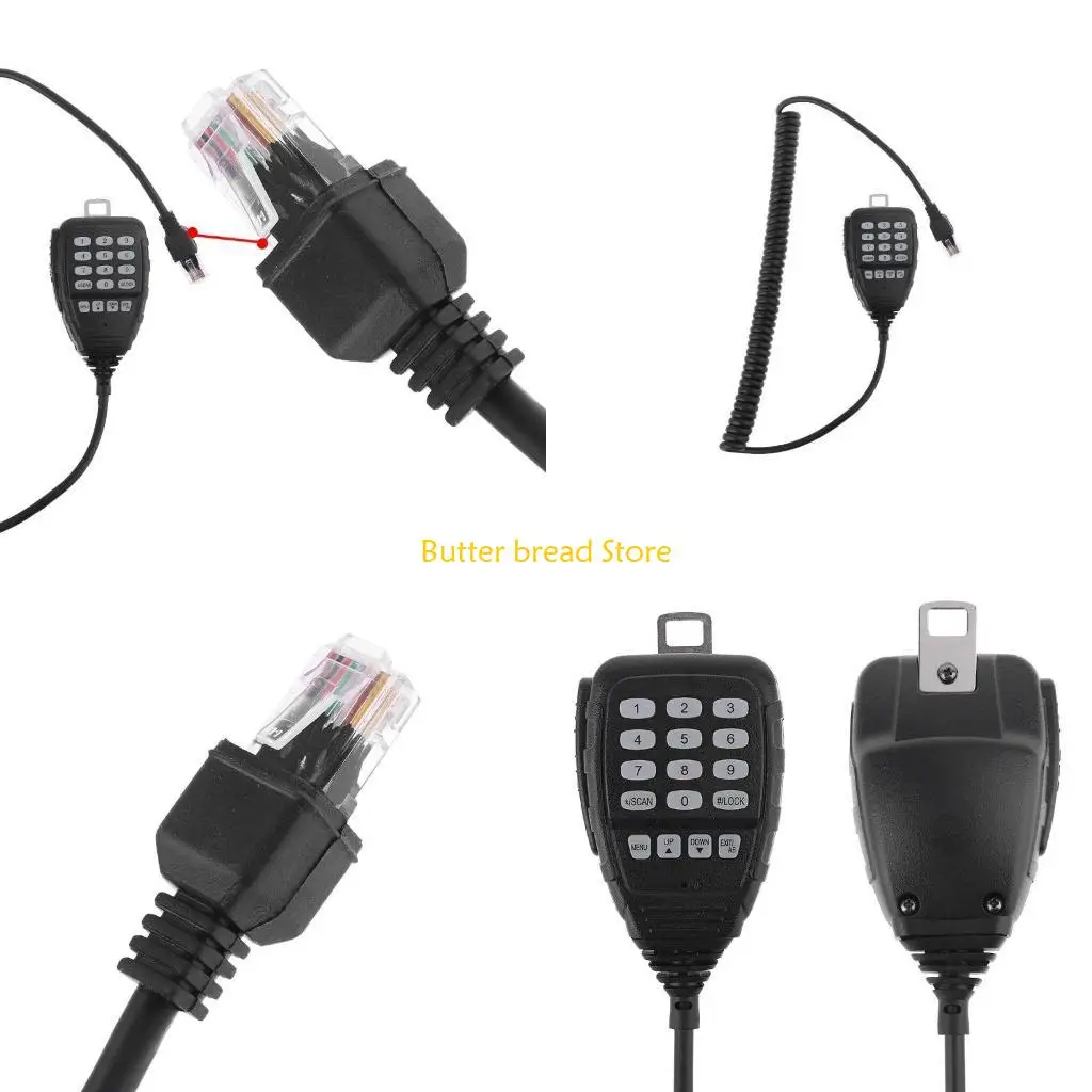 W89C DTMF-микрофон с динамиком для автомобильных мобильных радиостанций KT-7900D Mini-9800 KT8900