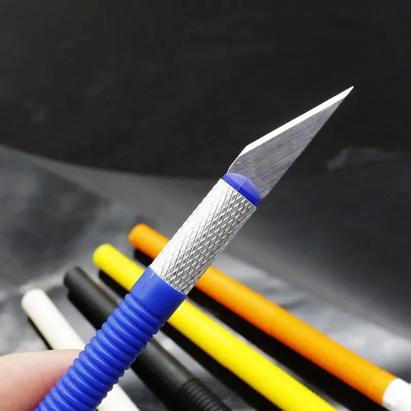 1-4Pcs Cutter Knife Art Utility Knife Pen Sword Cut Stickers Scrapbooking Cutting Tool Hand Account Sword School Supplies view 2