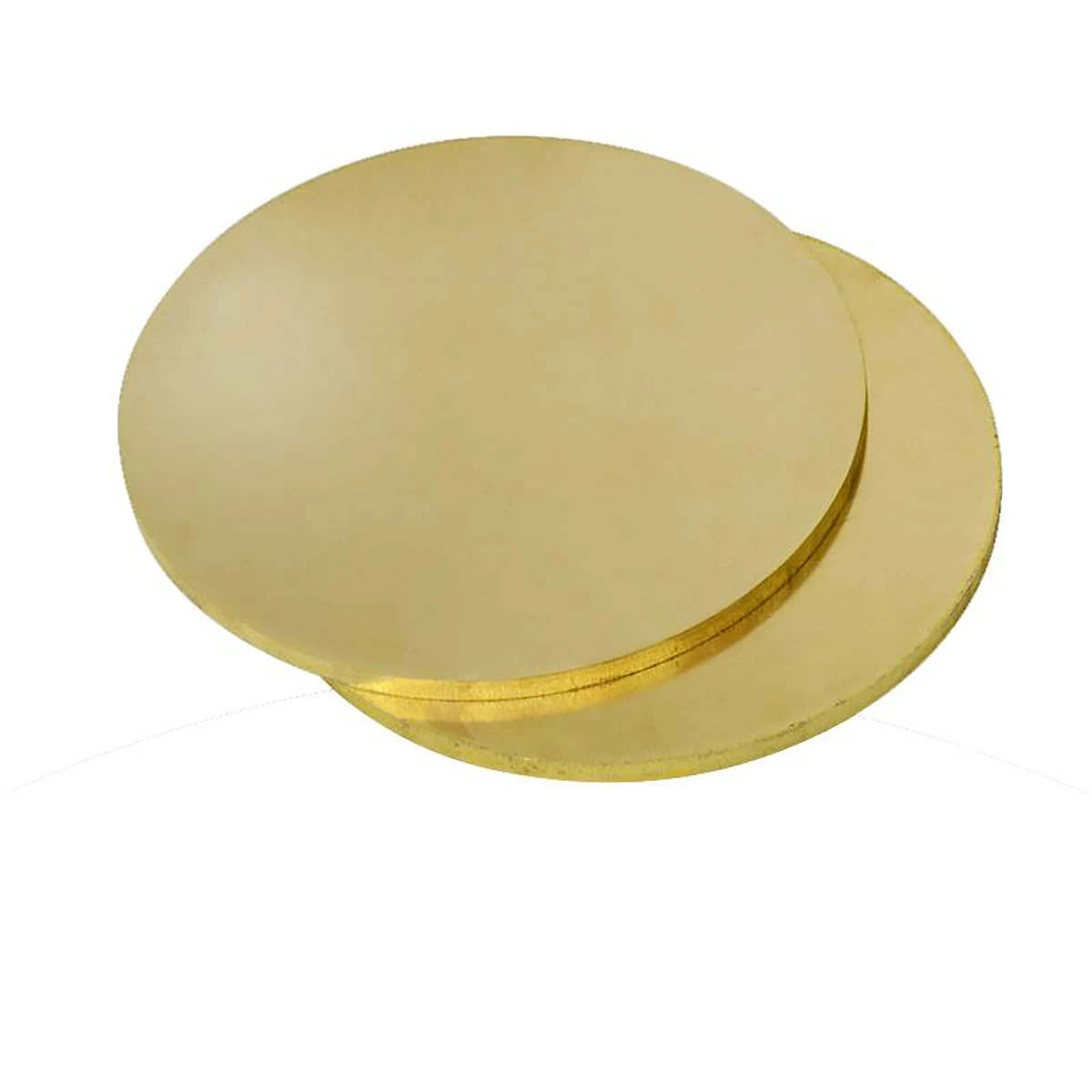 H62 Brass Disc Dia 25mm - 150mm Thickness 3mm 5mm Brass Gasket Pure Copper Round Plate Brass Parts Cutting