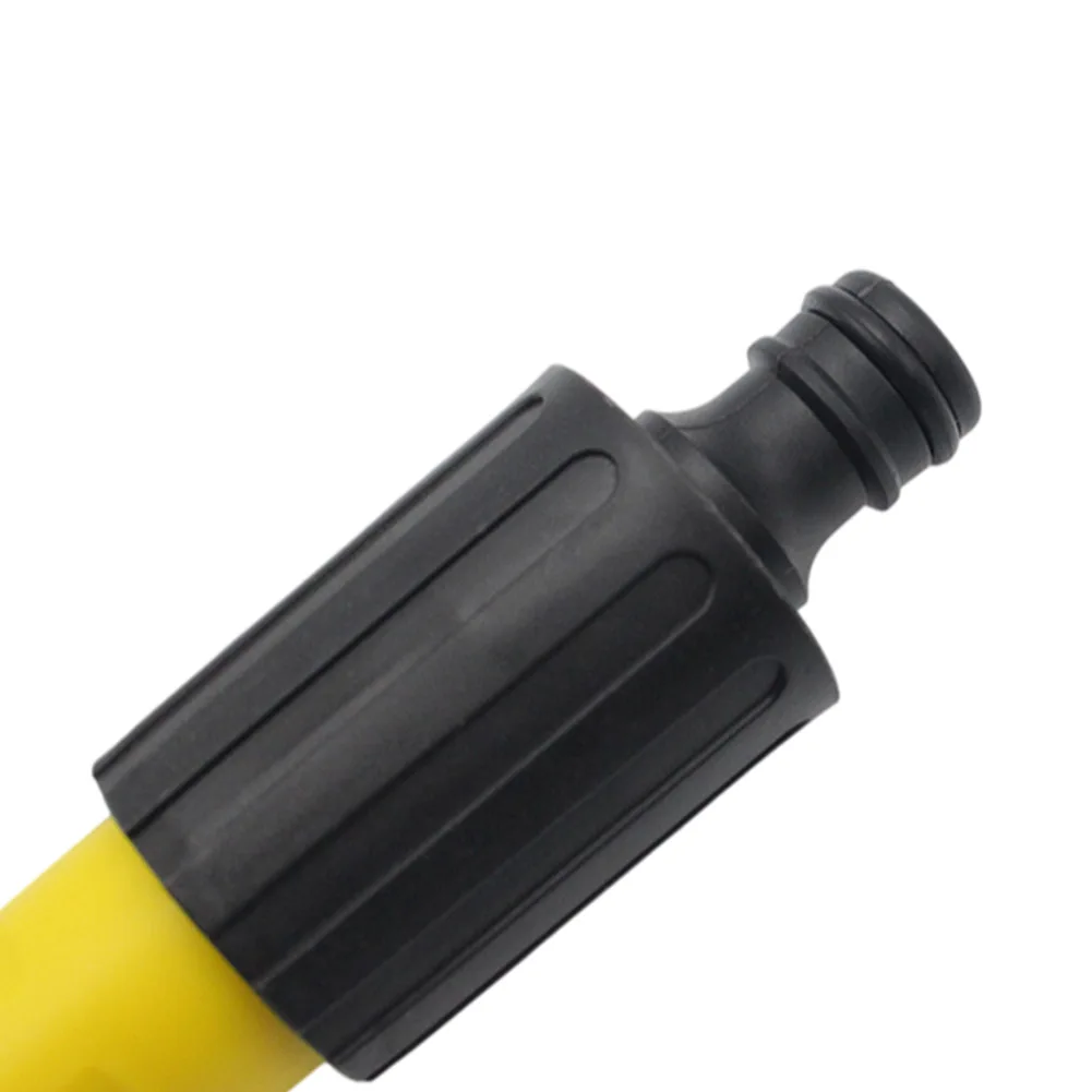 Adjustable Spray Nozzle for Garden and Car Washing Plastic Construction with Quick Connect Fitting for Standard Taps