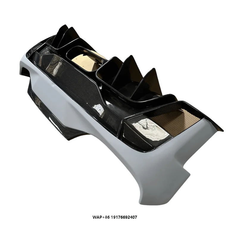 

Carbon Fiber Rear Diffuser Bumper Suitable 458 Body Kit Rear Bumper Separation Lip