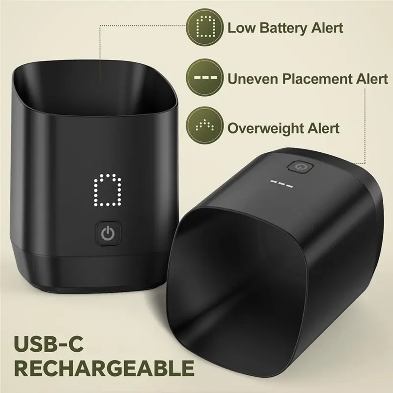 For Espresso Compatible Digital Coffee Bean Dosing Cup-LED Scale, High Precision Coffee Grounds Measurer, Brewing Tool Strength