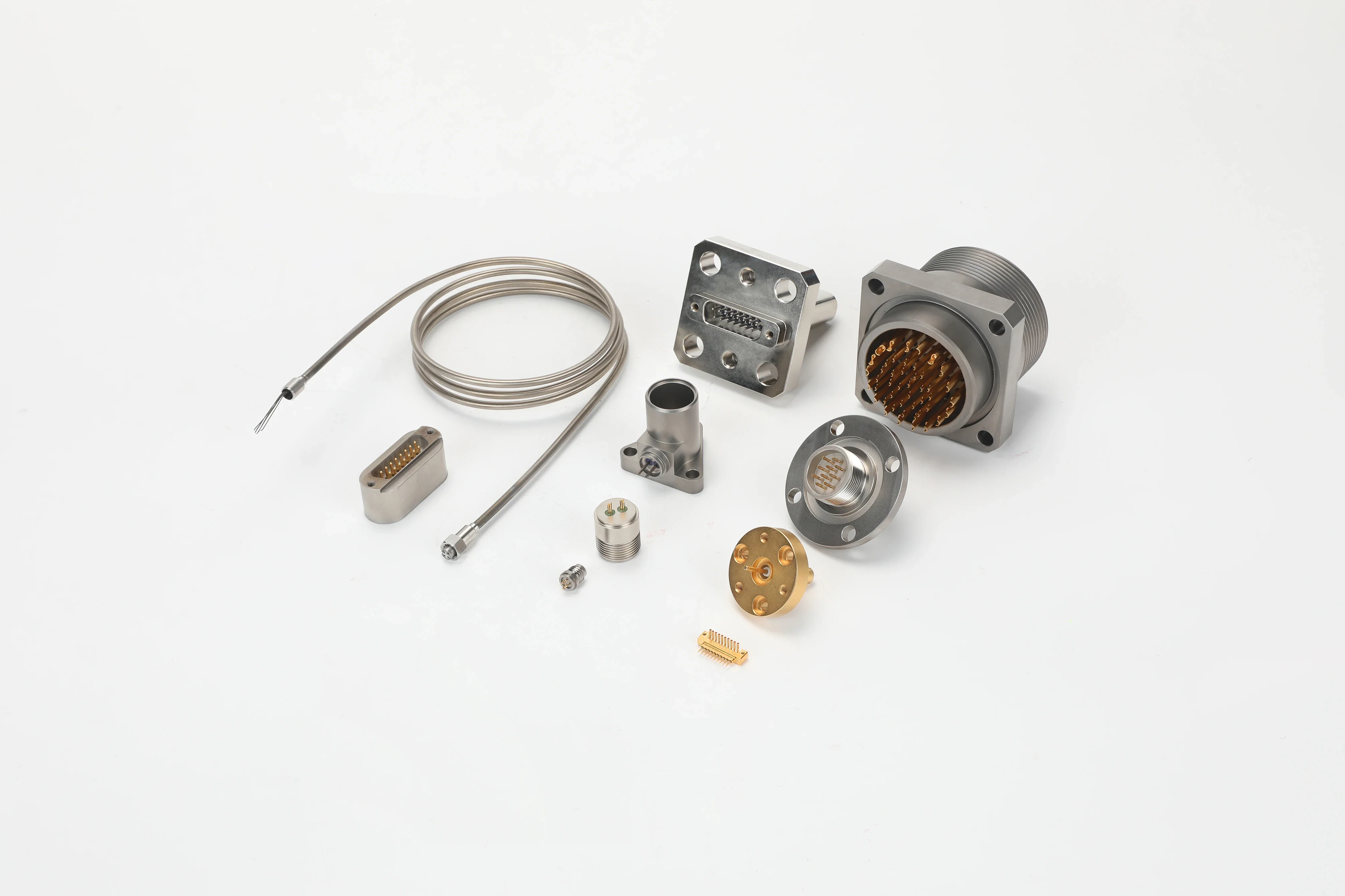 2025 Glass-Sealed Multi-Pin Titanium Alloy Circular Connector