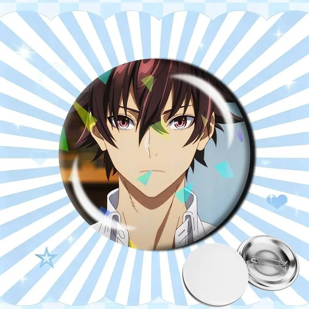 I-Iseleve Anime Y-Yuuya Tenjou 25 32 44 58 75mm Badges Personalized Round Brooches Pins Accessory
