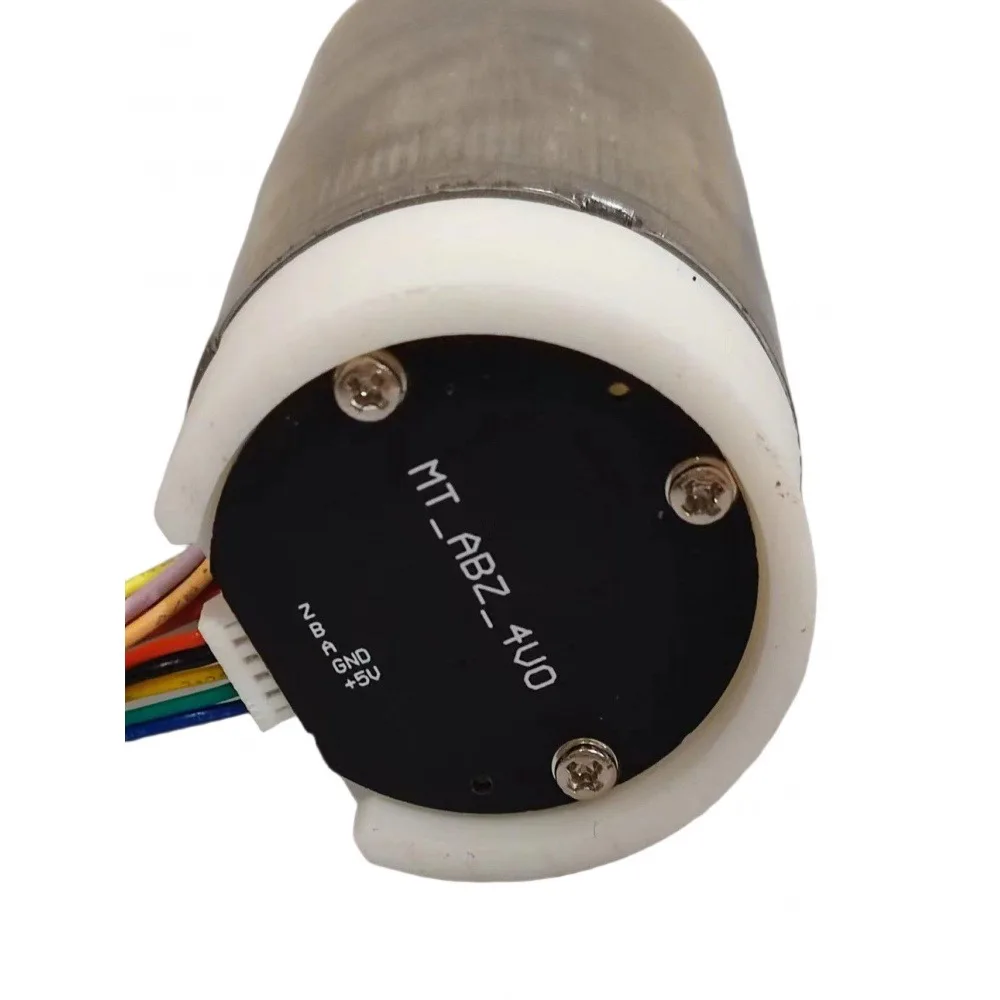 1PCS BLDC DC Brushless Servo Motor 10W 24-48V 2000-4000rpm 3-Phase with Hall Sensor & 1000CPR ABZ Encoder