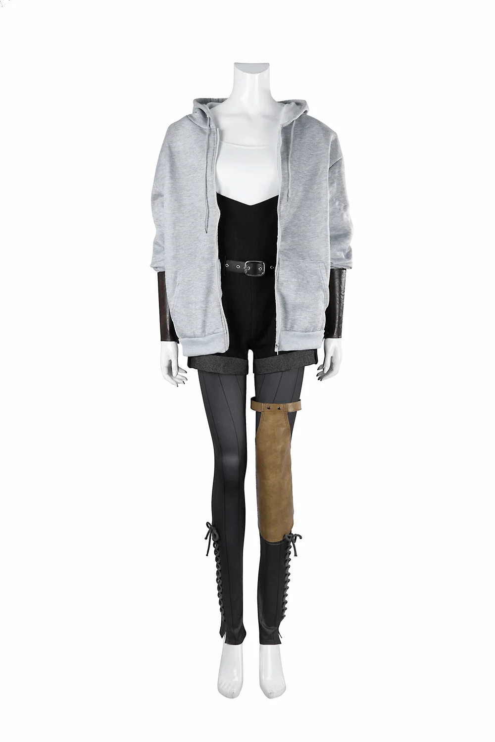 لعبة مونستر كوسبلاي هنتر وايلدز ألما زي المرأة سترة علوية السراويل مع قبعة نظارات حفلة الهالوين الزي اليومي