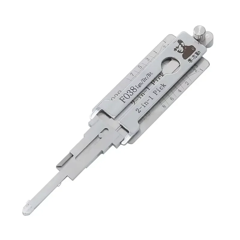 

FO38 Lishi 2-in-1 Lock Pick Set Decoder Lockpick Car Locksmith Supplies