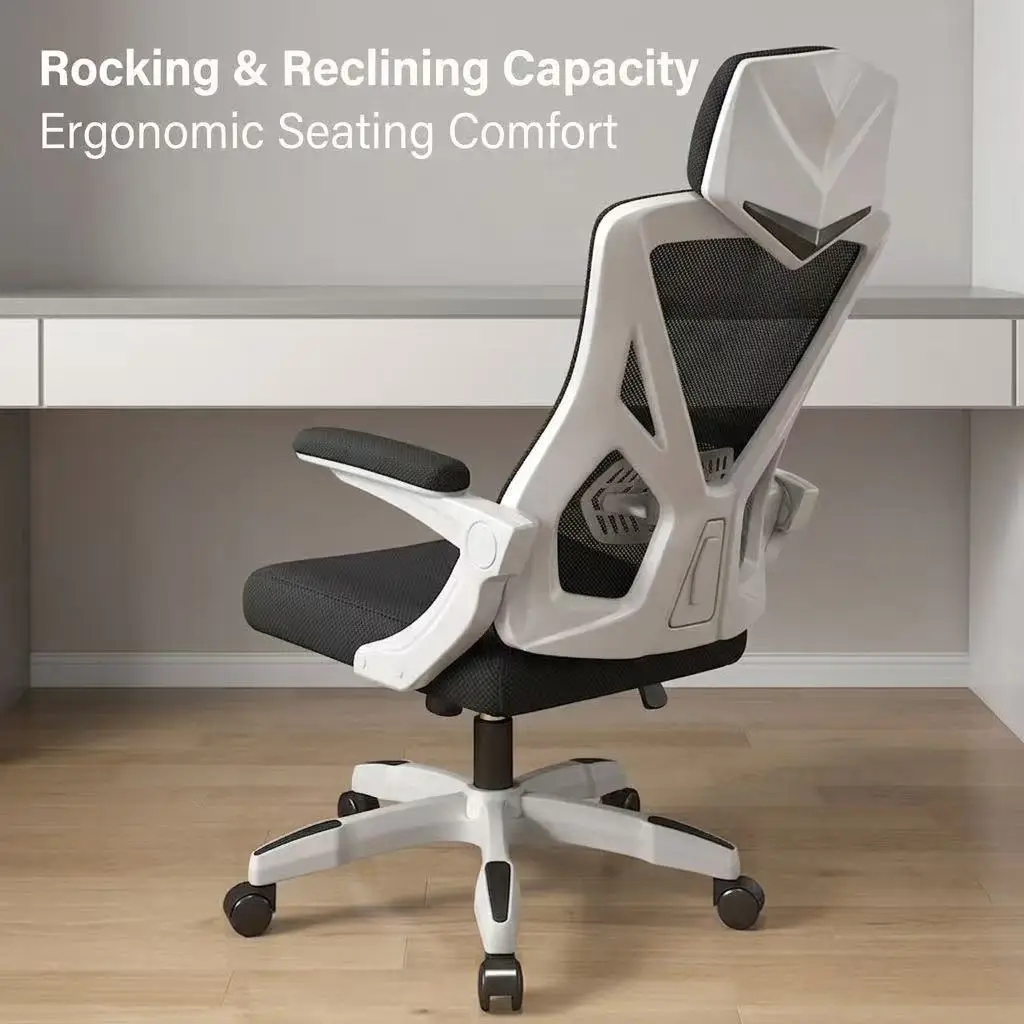Ergonomic Gaming Office Chair High Back Reclining 145° Adjustable Swivel Computer Desk Chair