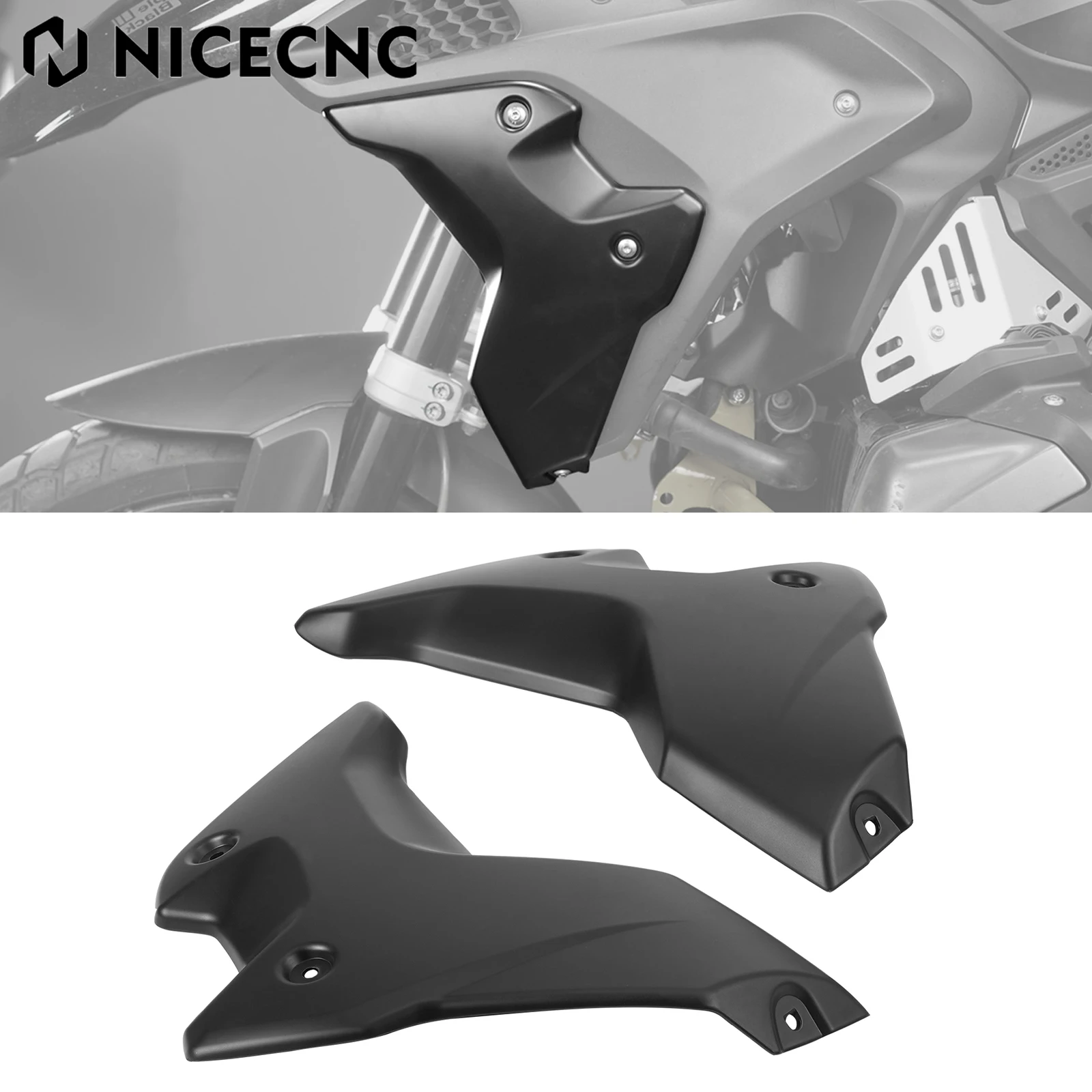 

Side Frame Fairing Cowl Guards Frame Panel Fairing Cover Protector For BMW R1250GS R 1250 GS 2019 2020 2021 2022 2023