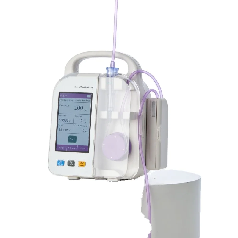 

Portable Medical Enteral Feeding Pump with Heating function keeps the nutrition warm