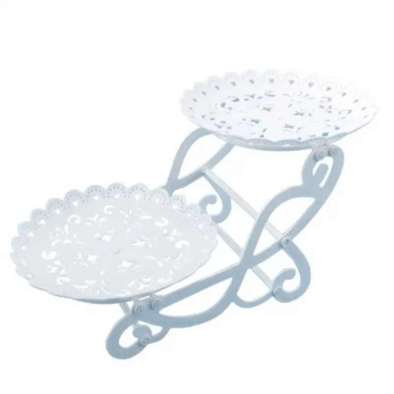 1 Set Cake Stand Dishes Cupcake Snacks Plates Plastic Candy Living Room Home Three-layer Fruit Plate Creative Modern Basket