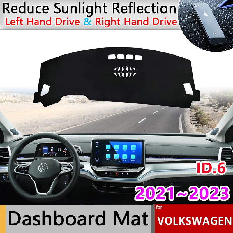 

Car Dashboard Mat For Volkswagen VW ID.6 Pro 2021~2023 2022 Rug Dashmat Protect SunShade Anti-dirty Cover Pad Carpet Accessories