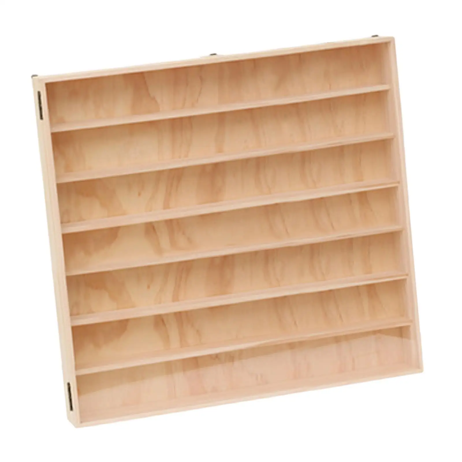 Wooden Toy Car Display Case Collectible Organizer Protective Multifunctional Display Shelf Wall Mounted Model Car Storage Rack
