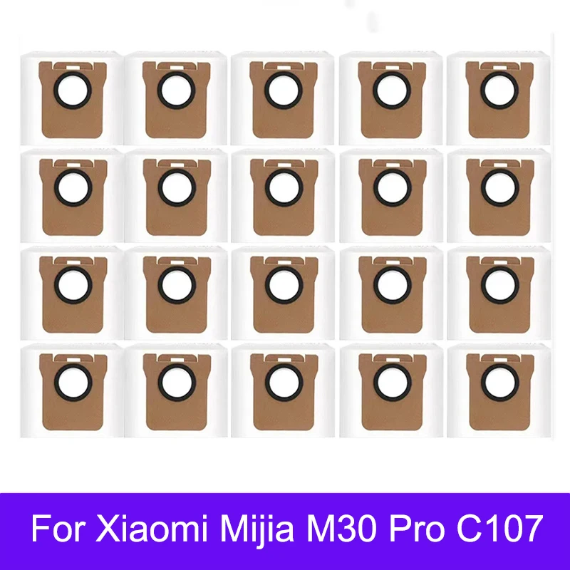 Dust Bag For Xiaomi Mijia M30 Pro C107  Robot X10 For Dreame L10s Ultra S10 L20 Ultra Vacuum Cleaner Spare Parts Accessories