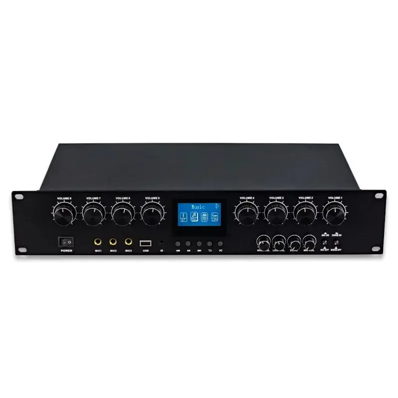 Tianlai TL-JX600-8 400 Watt 8 Channel Bluetooth Stereo Audio Amplifier Home Car  Amplifier For Music Sound System