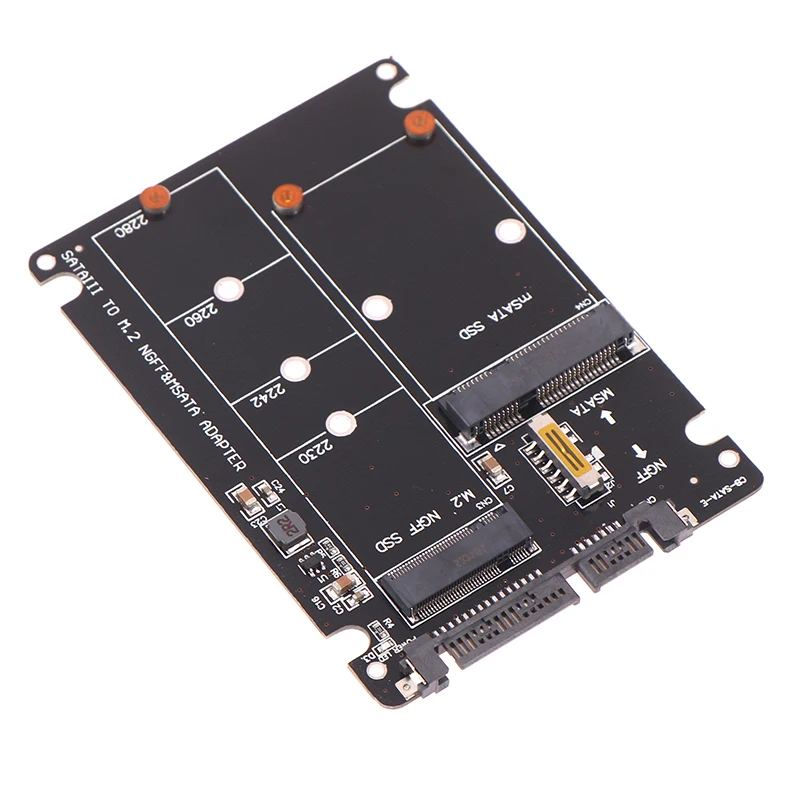 Ngff To Sata Adapter Board Msata+ngff Adapter Board Sata To Ngff To Sata Adapter Board Solid State Drive Adapters