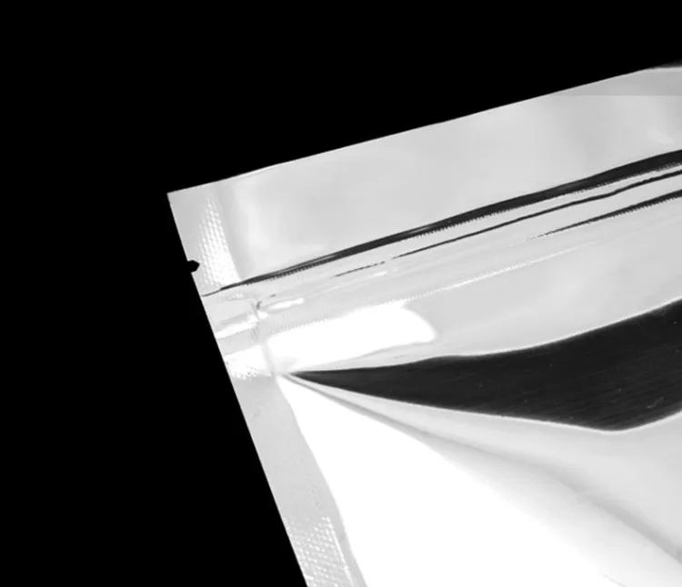 100 Stück stehen auf glänzende Aluminium folien beutel wieder versch ließbare Snack Kaffeebohnen Gewürze Getreide Zucker Kekse Trocken früchte Geschenk beutel