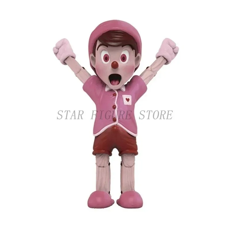 Mighty Jaxx The Adventures of Pinocchio Action Figure Resin Collection Ornaments Decorations 25cm Pinocchio Figurine Model Toys